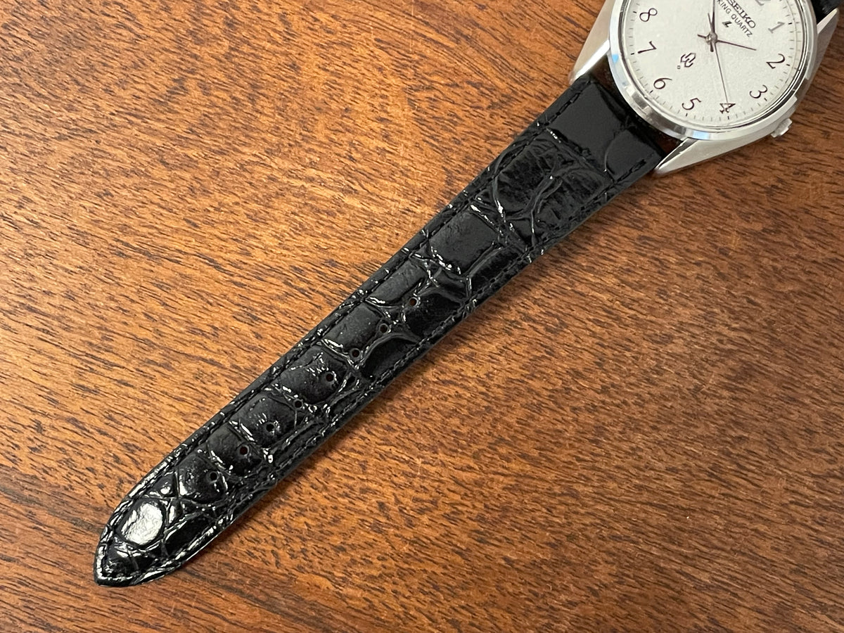 (1976) Seiko 4821-8000 King Quartz LL (Long Life) - diamond dust dial w/ Arabic numerals (serviced)
