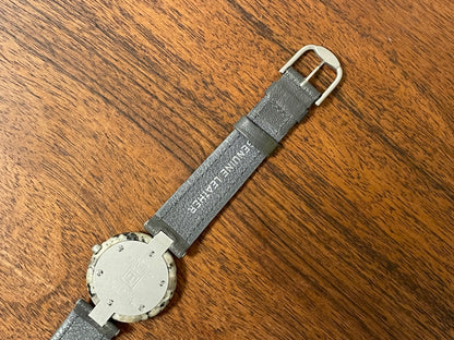 (1980s) Tissot RockWatch R150 beige/black granite - mid size model (NOS)