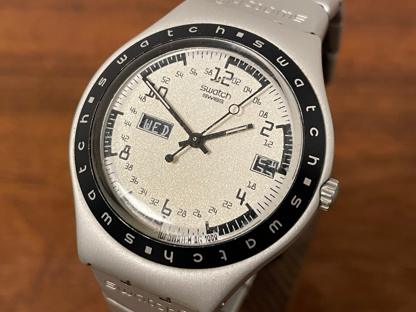(1998) Swatch YGS7003A Irony Big "Hijacker" (full set)
