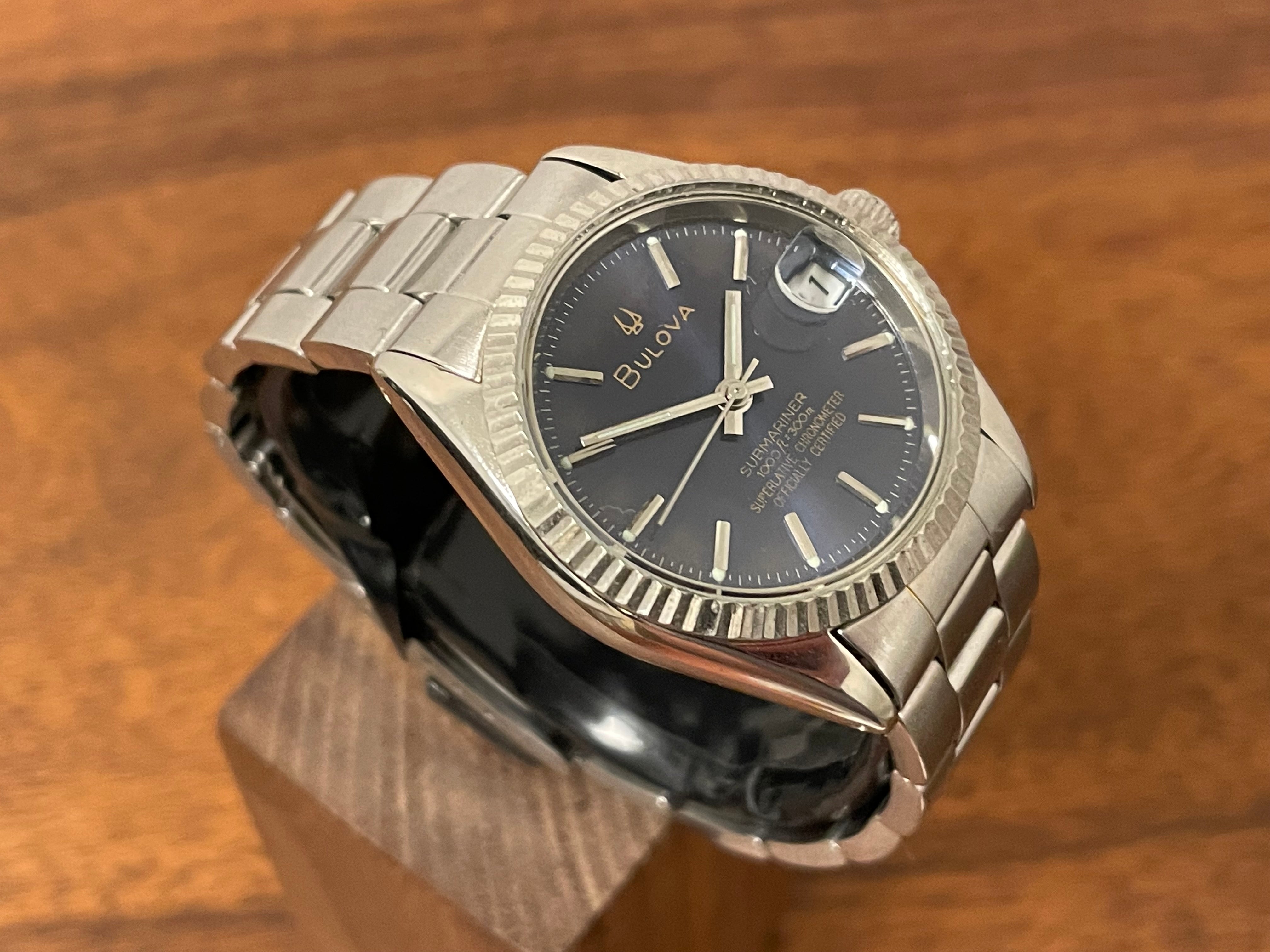 Bulova fluted online bezel