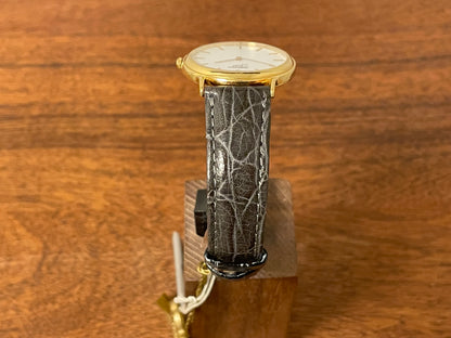 (1994) Seiko 7N00-S007 "Gold" 18K gold collection dress watch - 18k solid gold case - white dial w/ gold markers