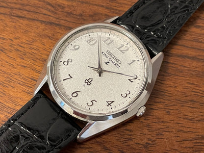 (1976) Seiko 4821-8000 King Quartz LL (Long Life) - diamond dust dial w/ Arabic numerals (serviced)