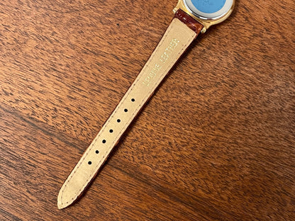 (2002) Pulsar V782-6A80 dress watch  - British green dial w/ gold markers - small size (NOS)