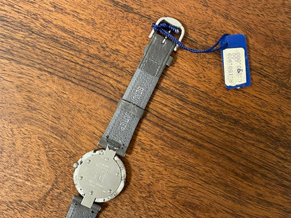 (1980s) Tissot RockWatch R150 light grey/black granite - mid size model (NOS)