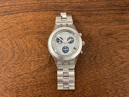 (2001) Swatch SVCK4002G Irony Diaphane Chrono "ICESTORM"