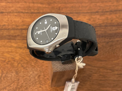 (1997) Seiko 5M42-0E49 Arctura Kinetic rubber strap - black dial w/ date window (NOS)