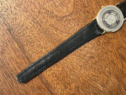 (1990s) Omega De Ville 195.0075 ultra thin dress watch - Cal. 1378 - cream dial w/ Roman numerals (NOS)