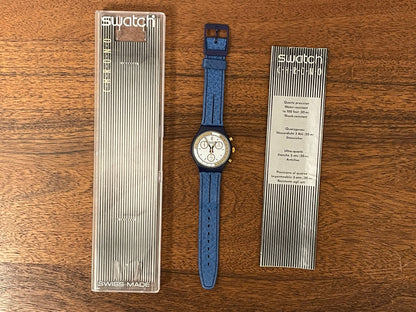 (1992) Swatch SCN100 Chrono "Skipper" (NOS)