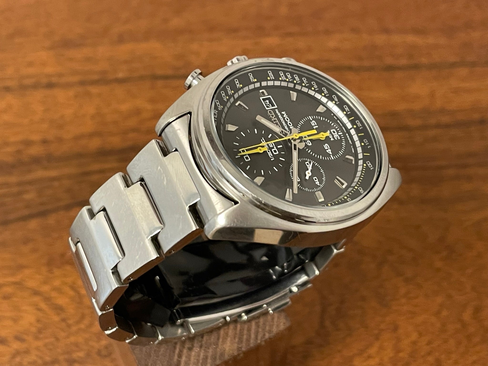 2006 Seiko 7T92 0RT0 chronograph 100M serviced WATCH WAVE