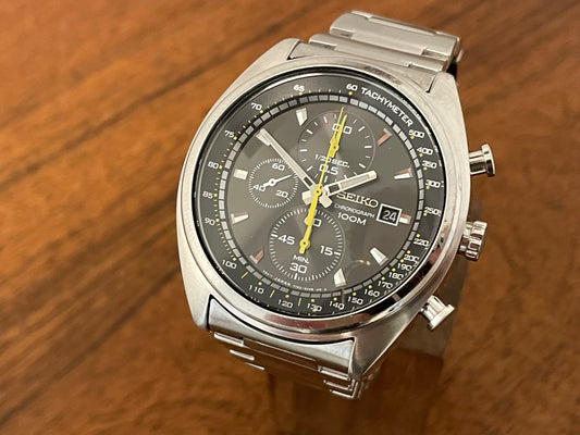 (2006) vintage Seiko 7T92-0RT0 chronograph 100M (serviced) front view