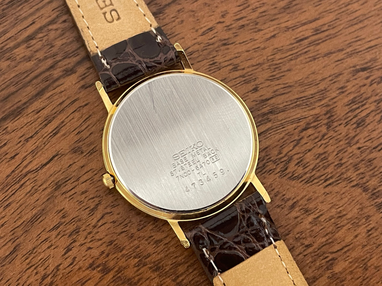 (2004) Seiko 7N00-6A70 dress watch - small size (NOS)
